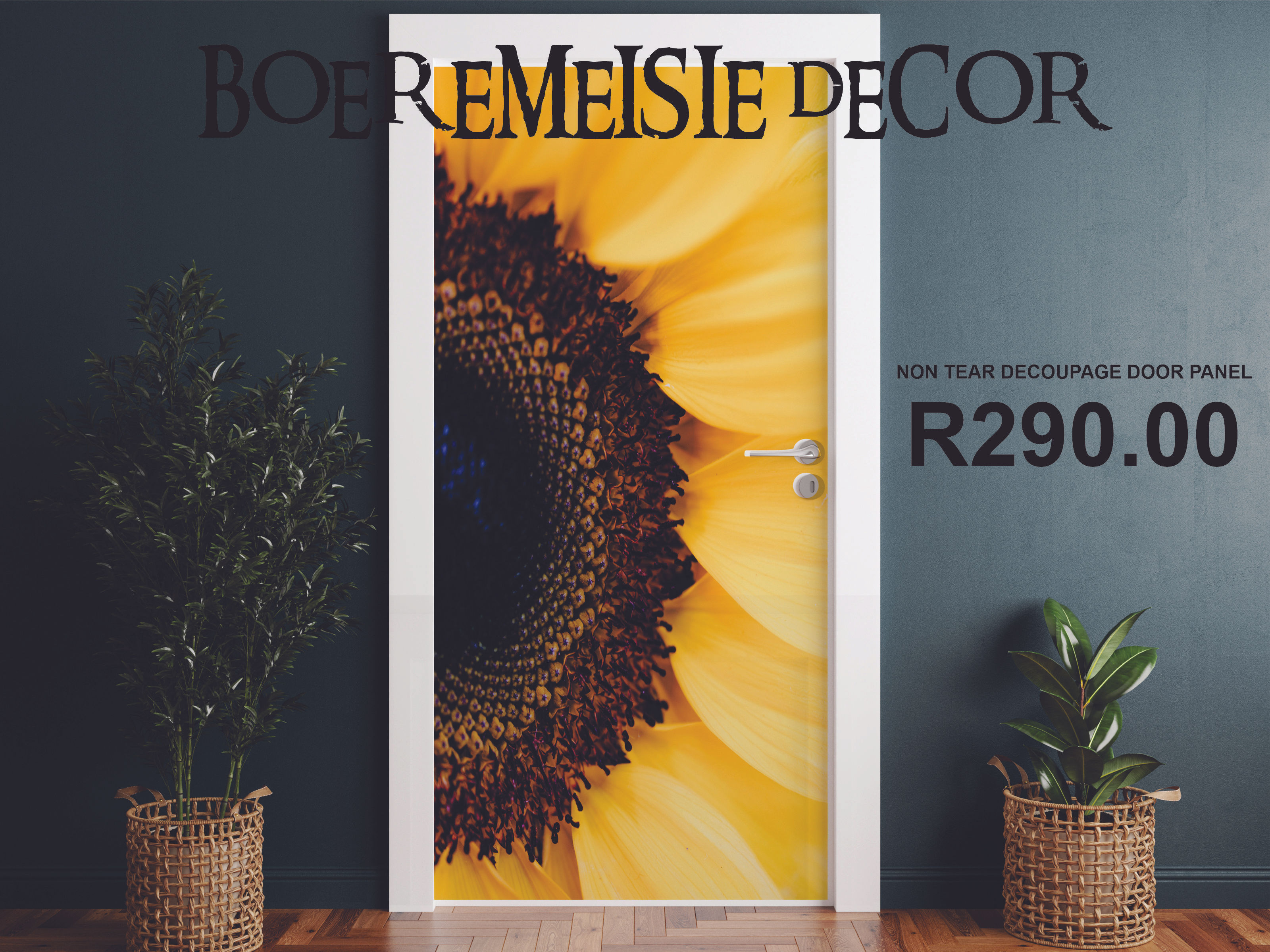 Non Tear Decoupage Door Paper 007