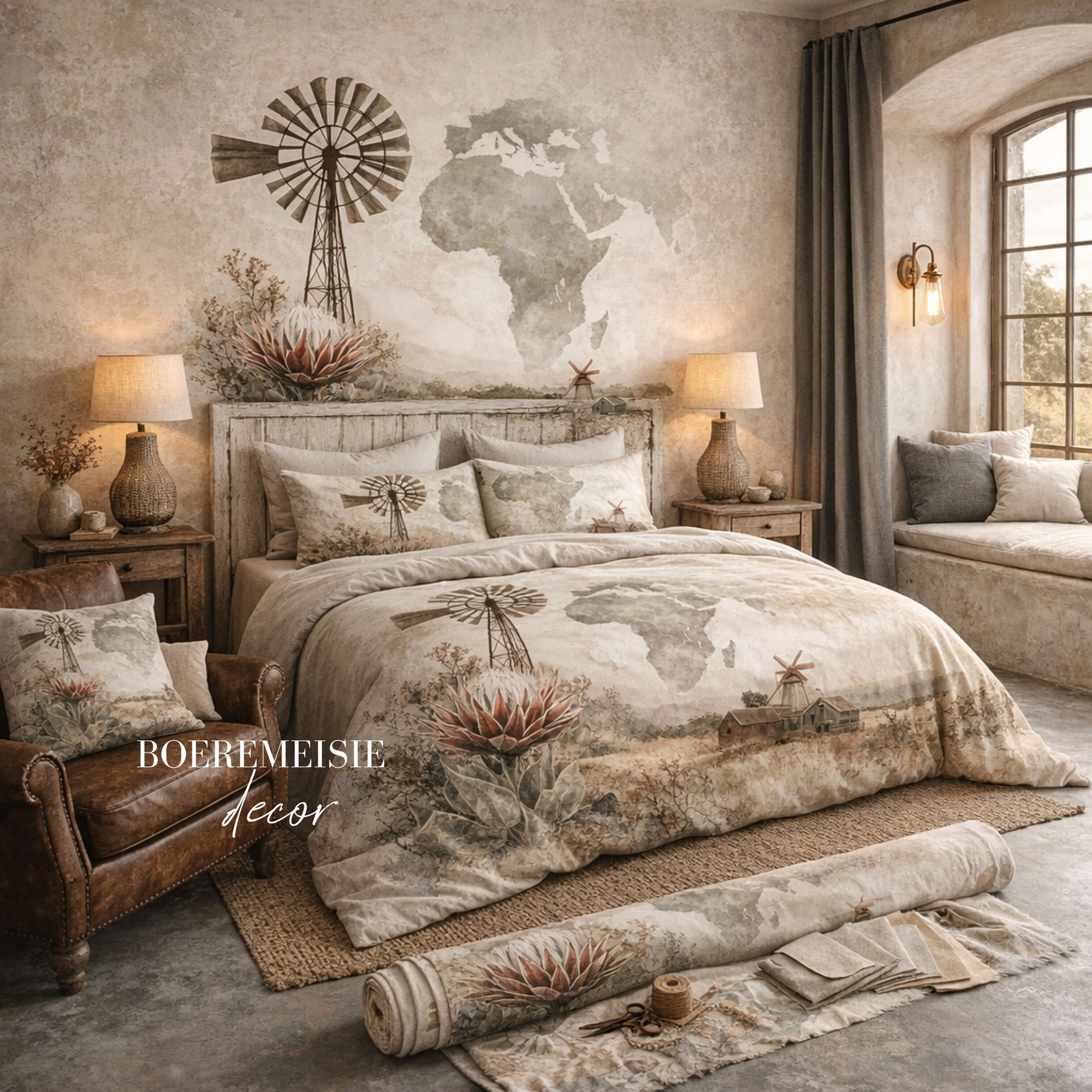 African Farm Story Duvet Set