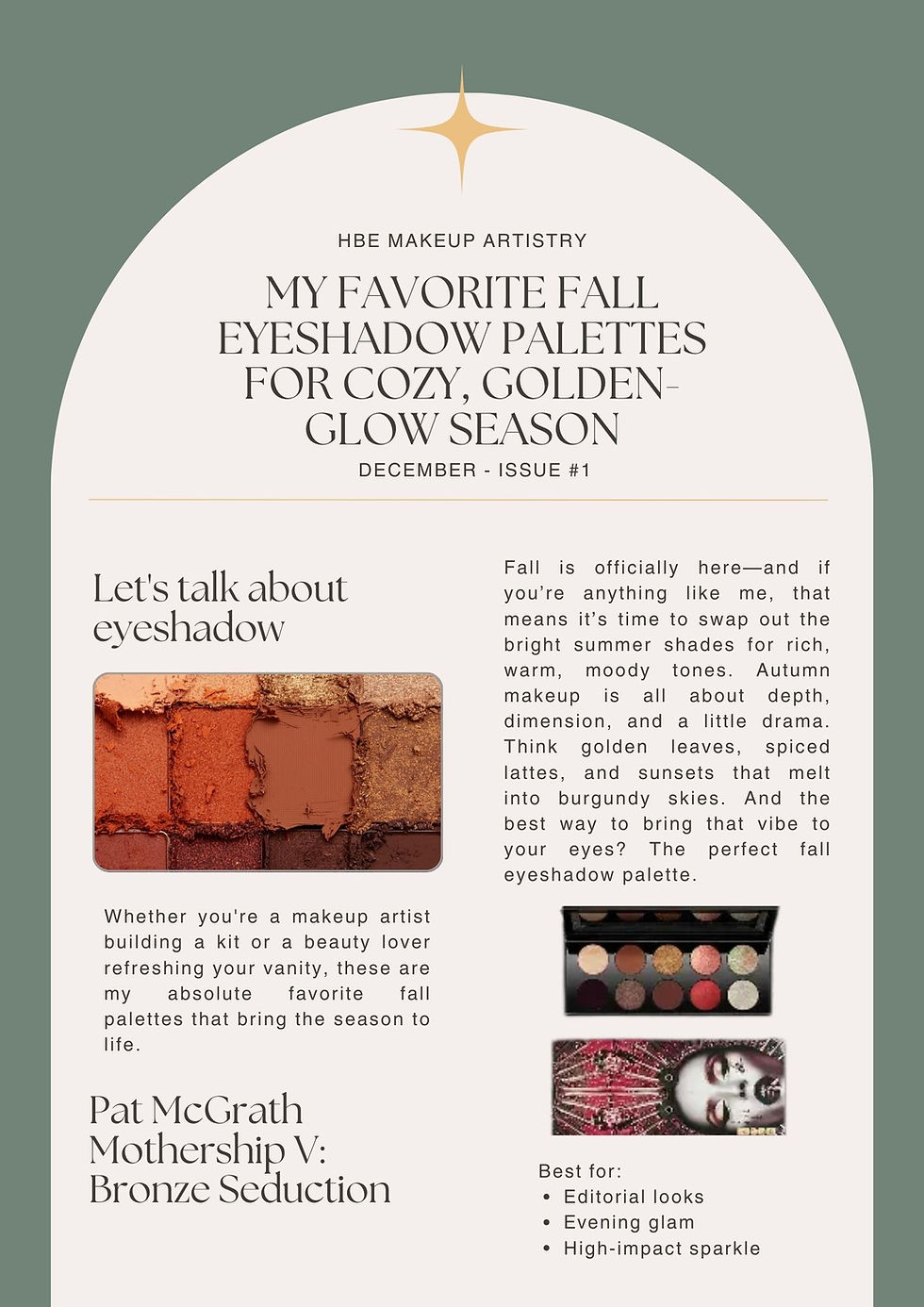 My Favorite Fall Eyeshadow Palettes for Cozy, Golden-Glow Season