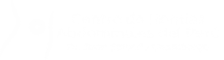 Logo en blanco del Centro de Hernias Abdominales del Perú, especialistas en hernias abdominales