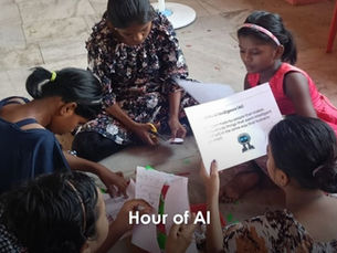 Children are learning basics of AI