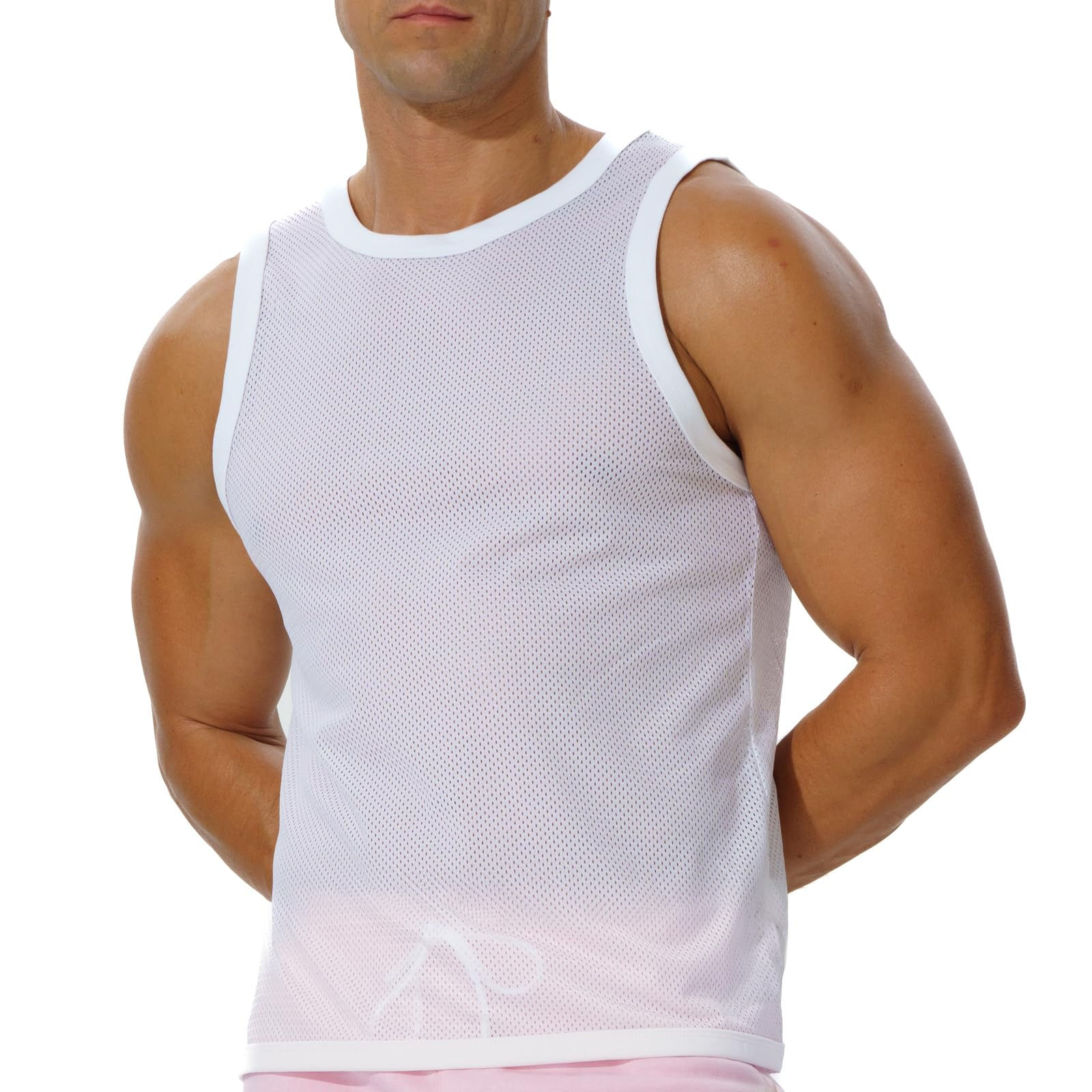 FIROTTII Mens Workout Tank Top Gym Bodybuilding Fitness Sleeveless Muscle T Shir