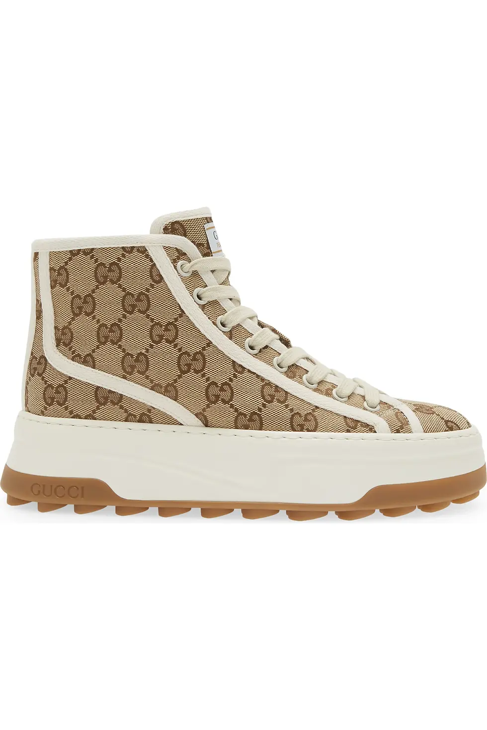 Thumbnail: Gucci Tennis 1977 High-Top GG Supreme Platform Sneakers
