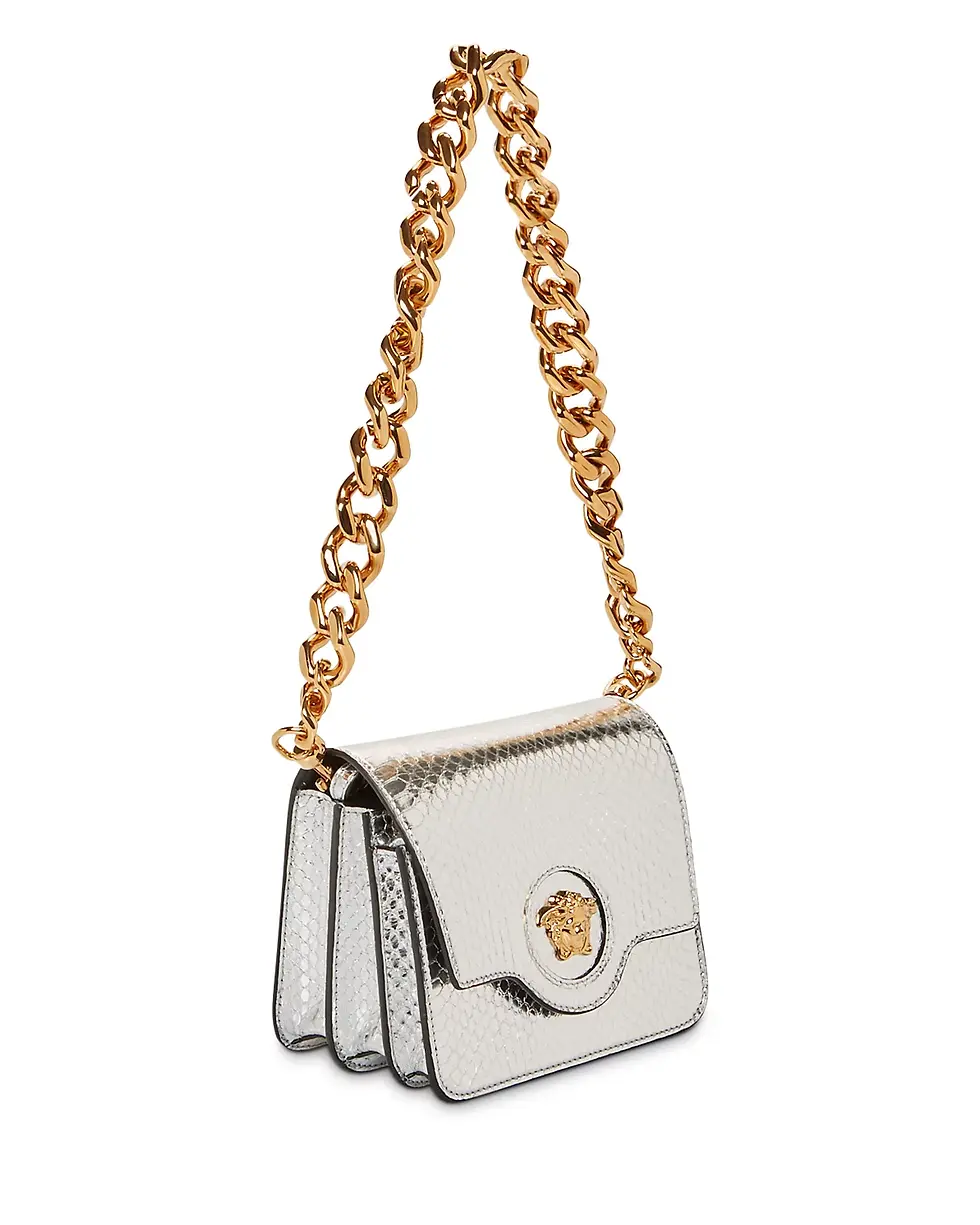 Thumbnail: Versace La Medusa Python Shoulder Bag