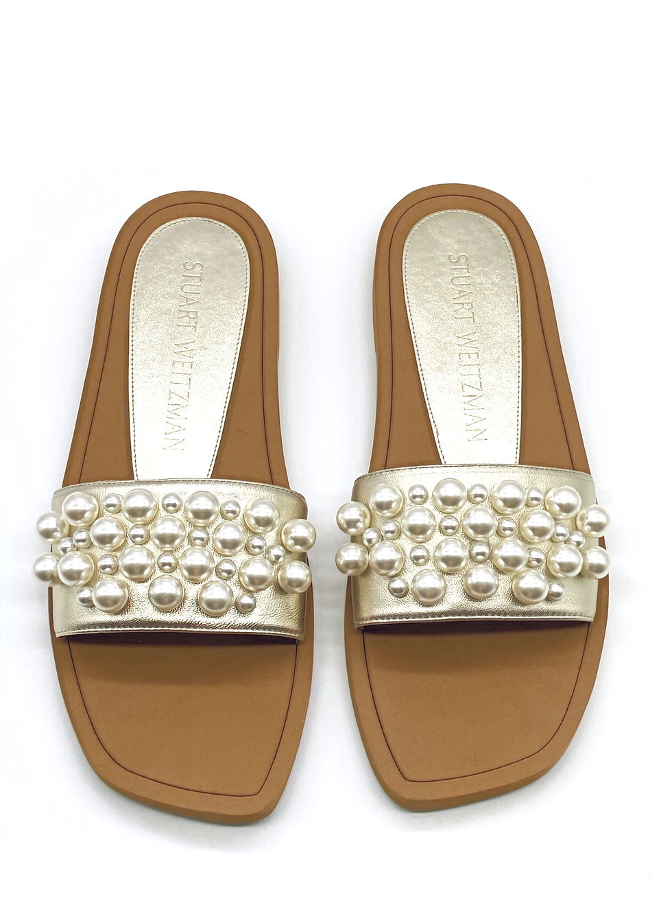 Thumbnail: Stuart Weitzman Goldie Slide Sandal