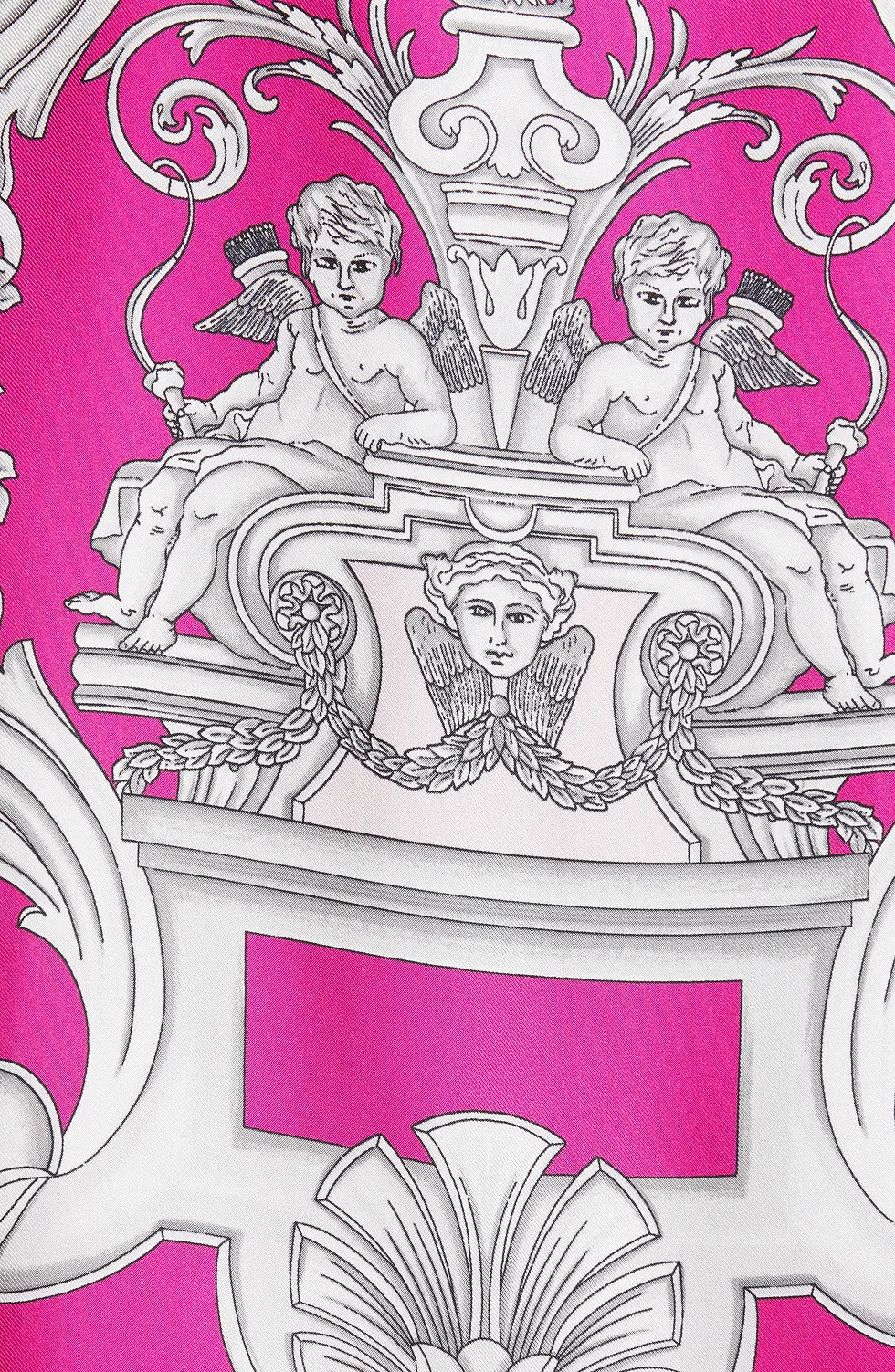 Thumbnail: Versace  Baroque Panel Short Sleeve Cotton Button-Up Camp Shirt