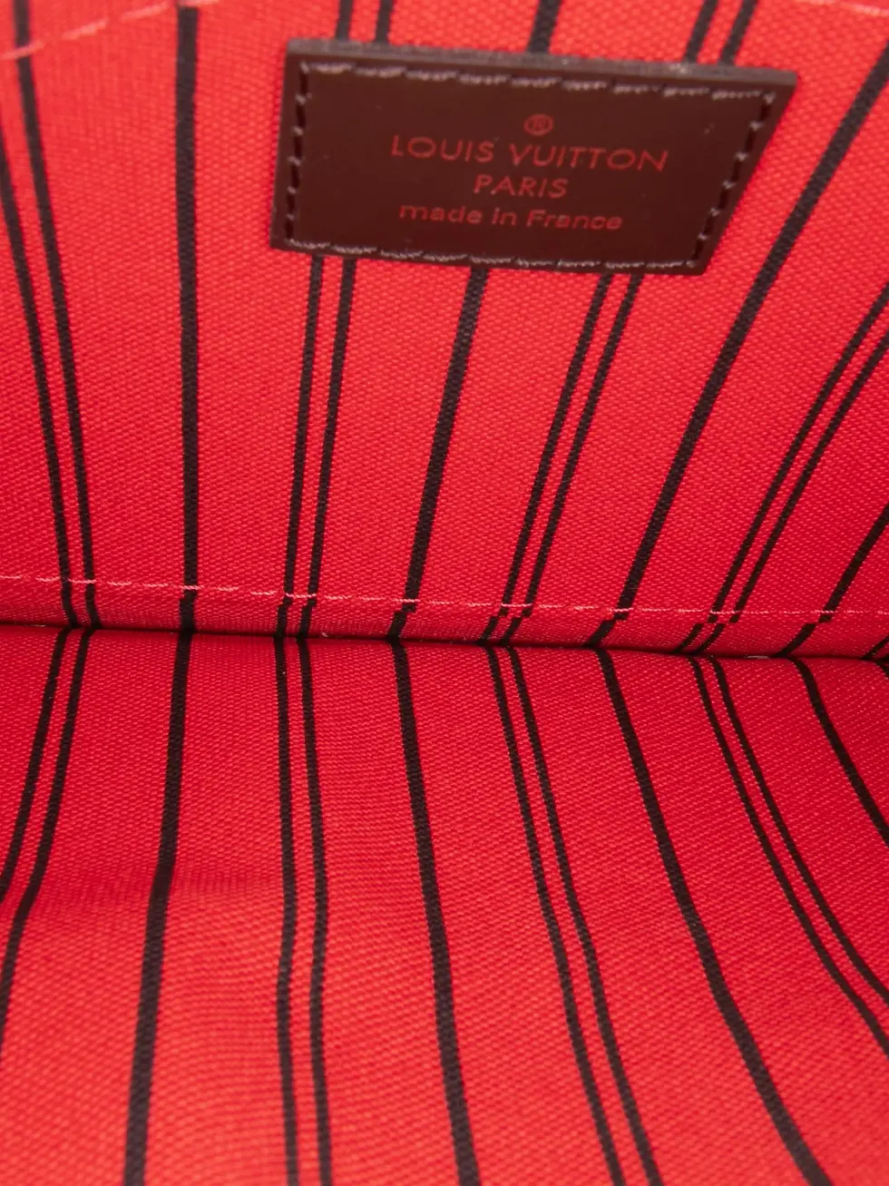 Thumbnail: Louis Vuitton Damier Ebene Neverfull MM Pouch  2014