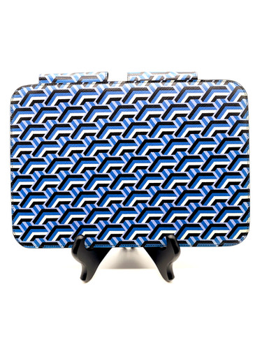 Prada Geometric Pattern Leather iPad Case | jonamega