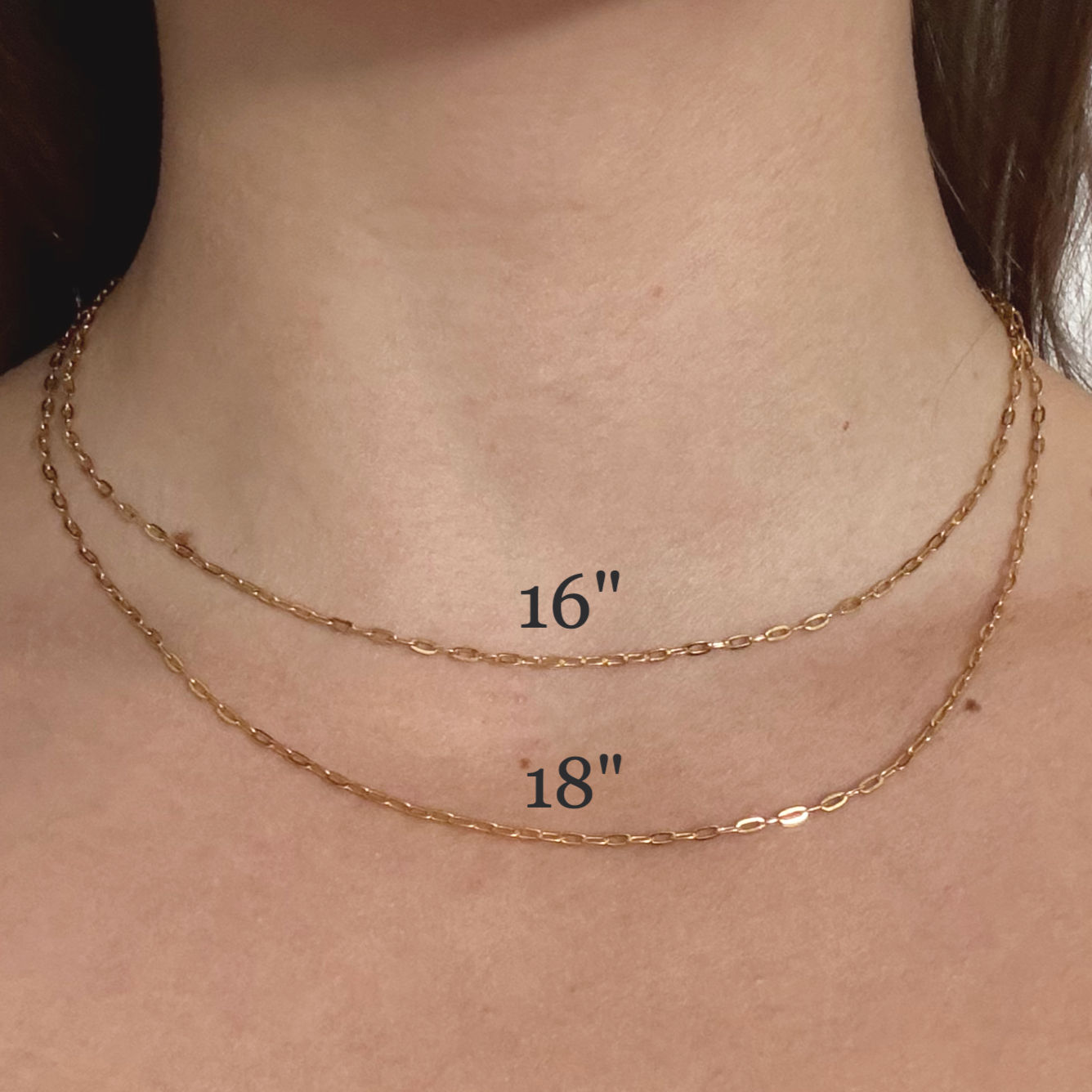 gold paperclip chain