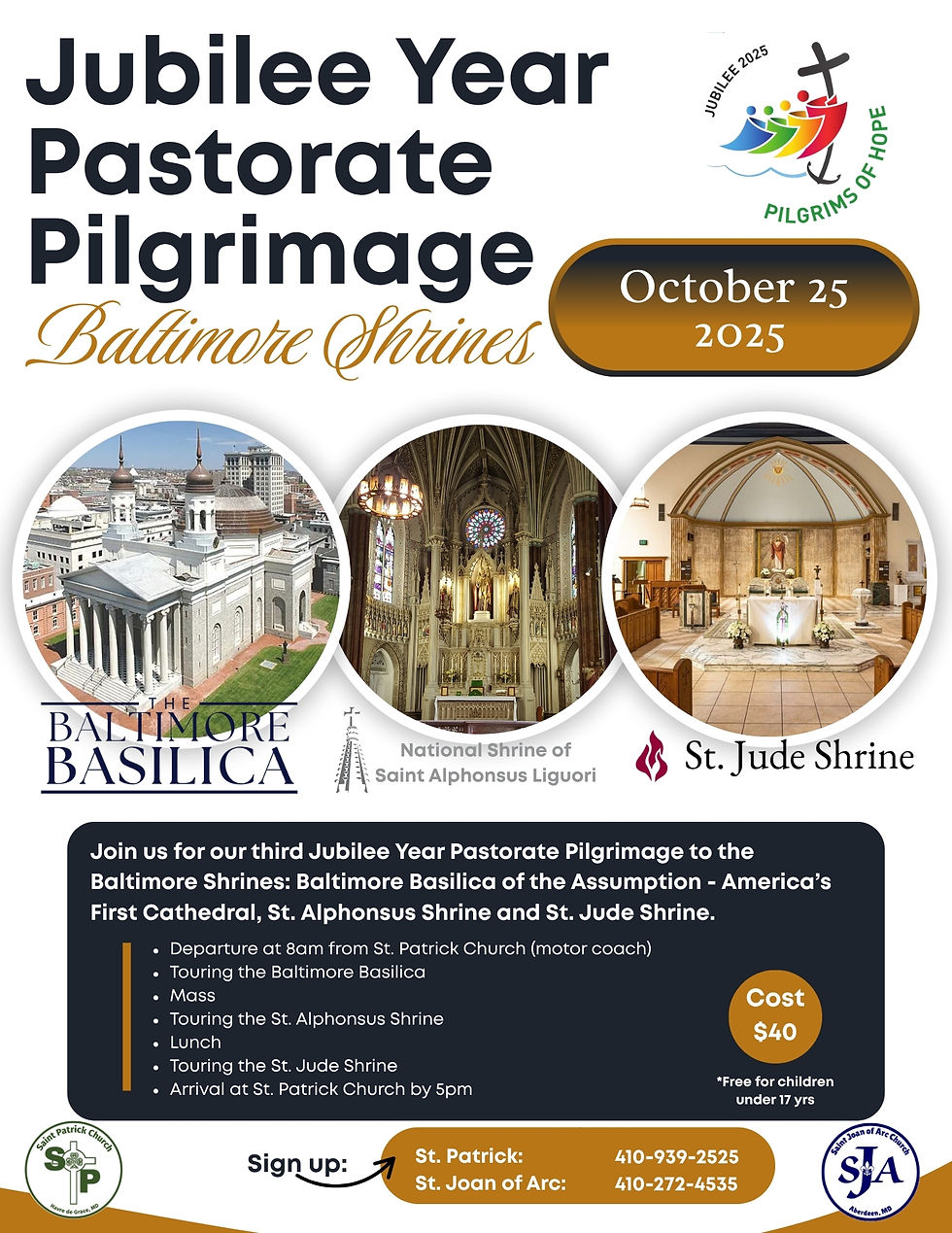 Jubilee Pilgrimage Baltimore Shrines Oct25 rev