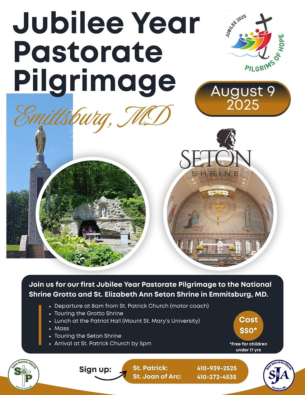 Jubilee Pilgrimage Emmitsburg Aug9 rev