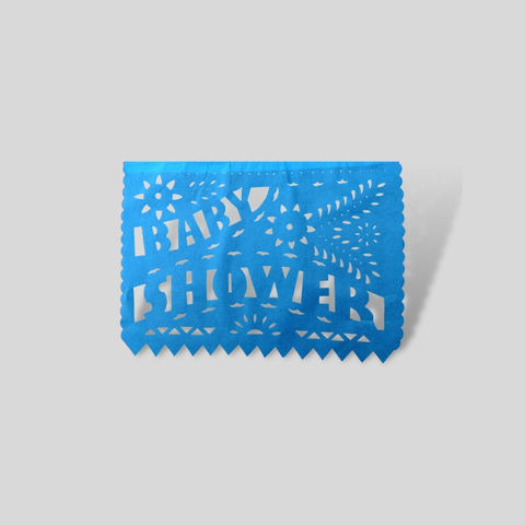 Papel picado para baby shower