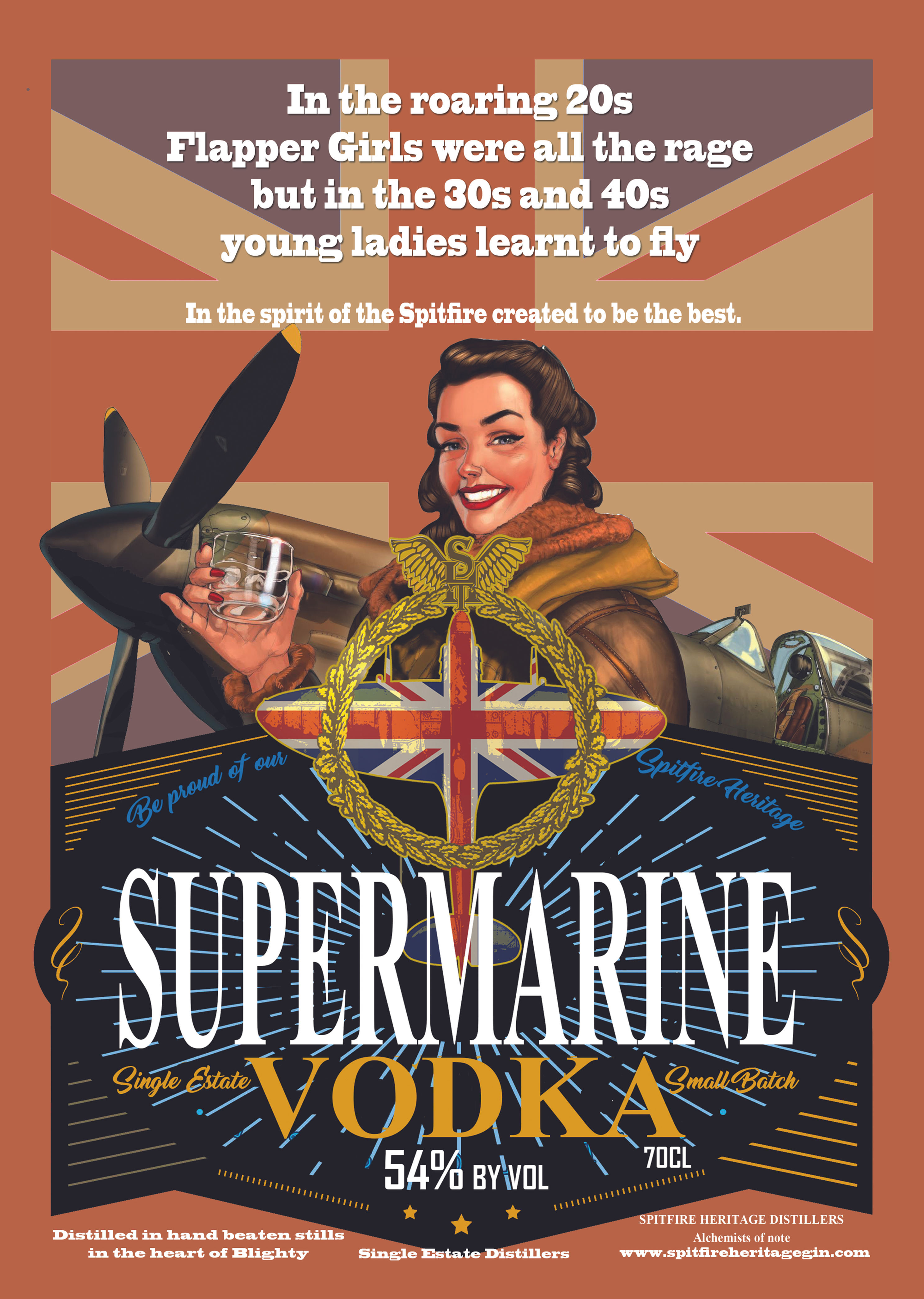 A3 Poster - Supermarine Vodka