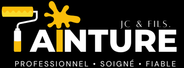 Main Logo (black Background) - Peinture JC & Fils.png