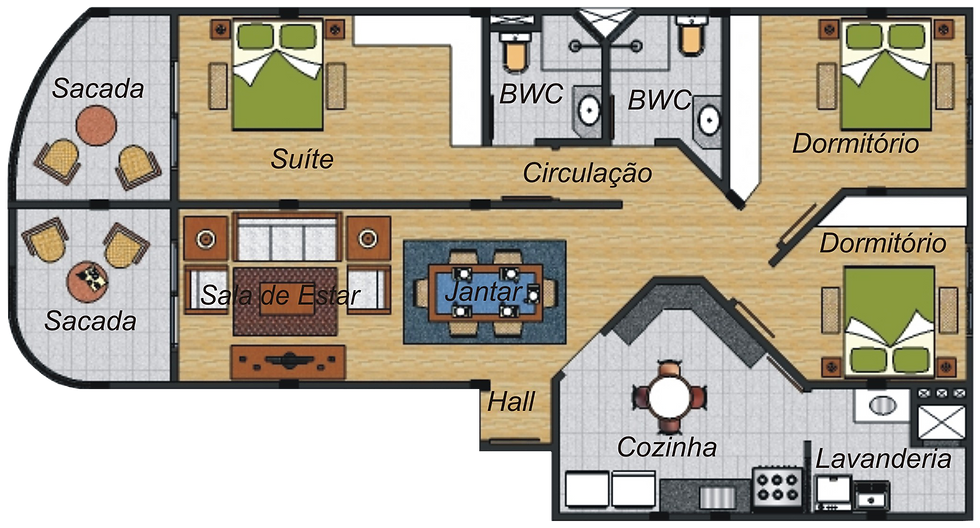 Apartamentos 101-201-301