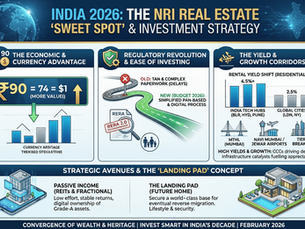 India 2026: The Generational "Sweet Spot" for NRI Real Estate Success