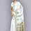 Thumbnail: White Georgette Saree With Heavy Olive Green Chikan Chadi Work