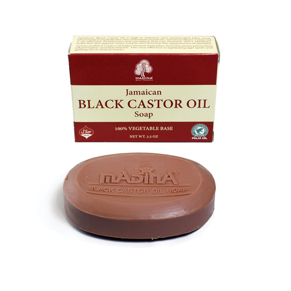 Jamacian Black Caster Oil soap   3.5 oz.