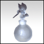 Frosted round Humming Bird Atomizer