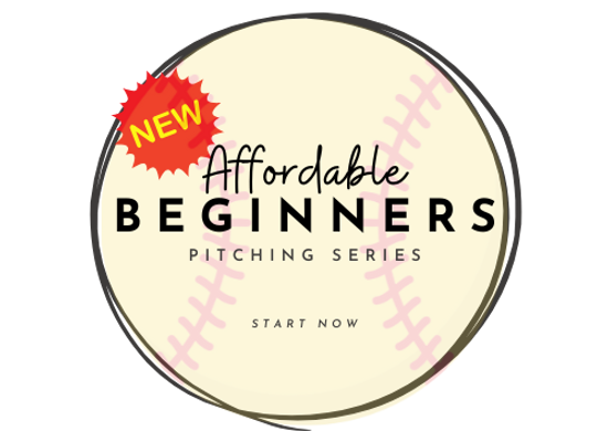Beginner softball pitching video series teaching step by step mechanics and windup development
