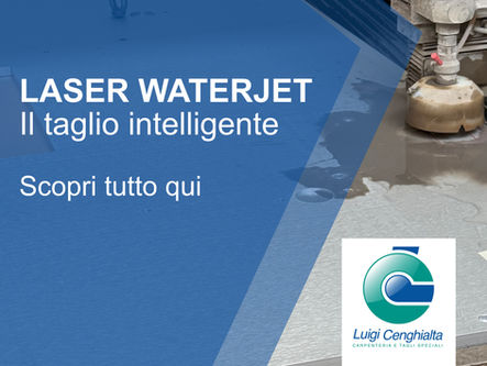 Taglio Laser Waterjet su Alluminio per Costruttori di Macchinari Industriali a Vicenza