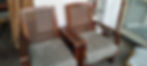 The estimates above are for the repair and refurbishment for a single chair like this.