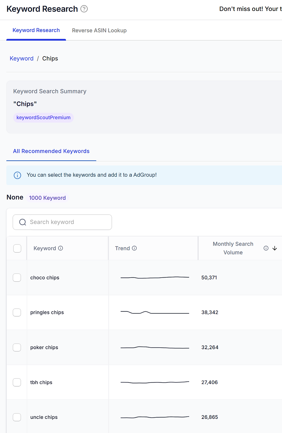 Amazon Keyword Research
