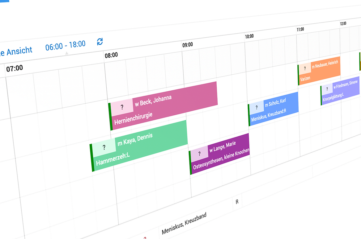 myCare2x OP Plannung