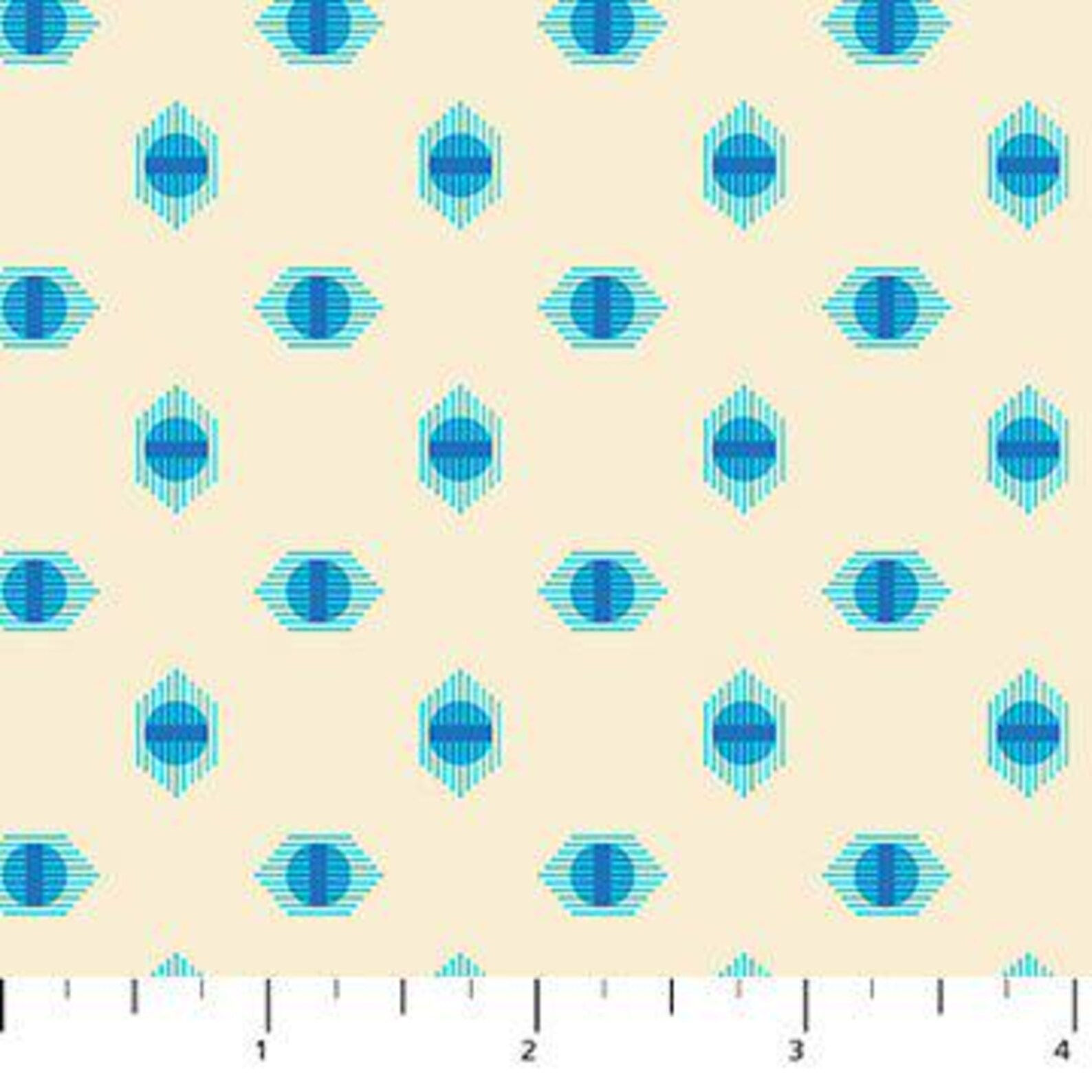 Full Bloom Dot in Blue - Figo Fabrics