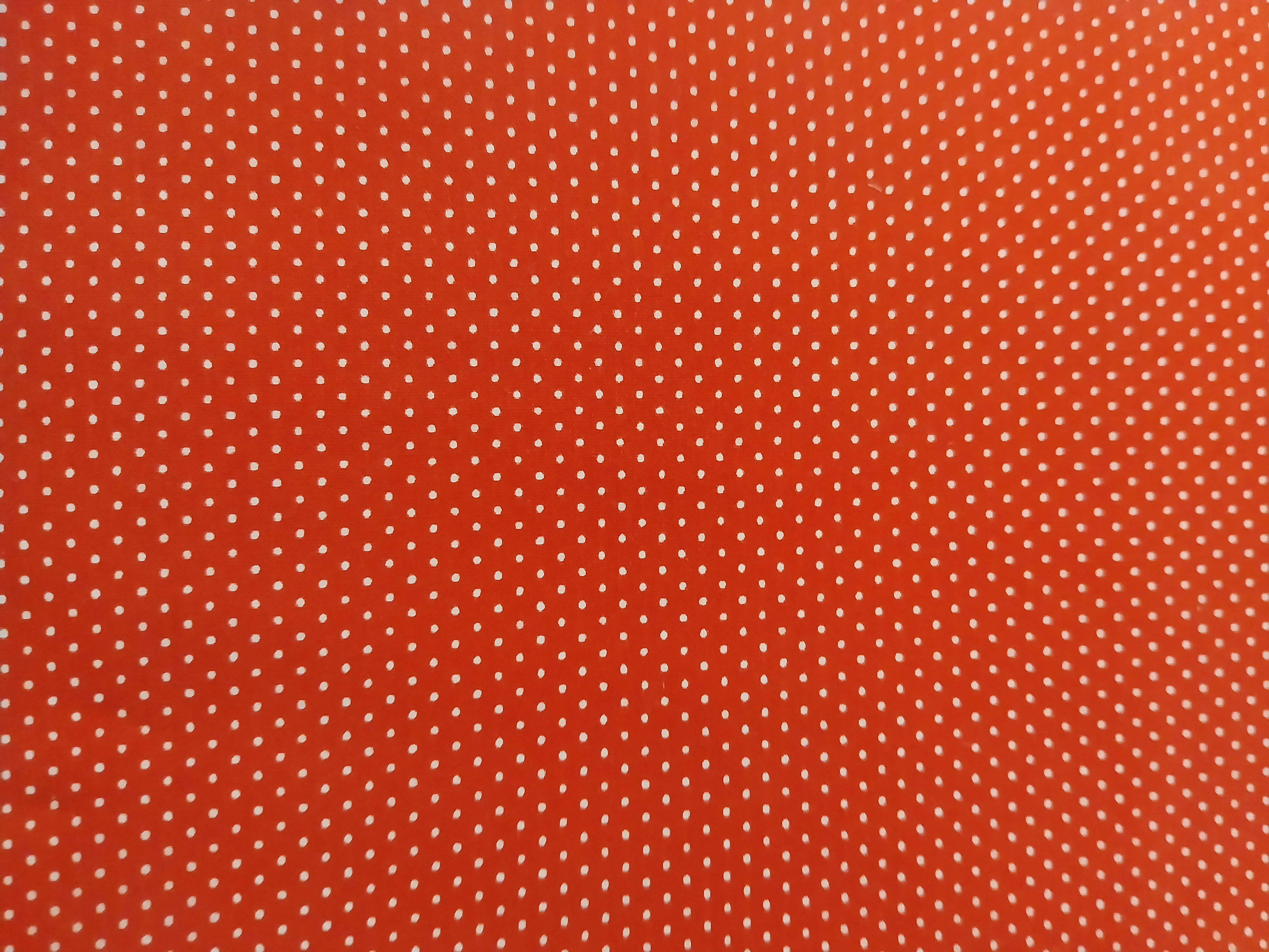 White Spots on Red - Fern Textiles