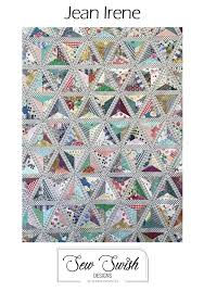 Jean Irene Quilt Pattern and Template Set - Sew Swish Designs