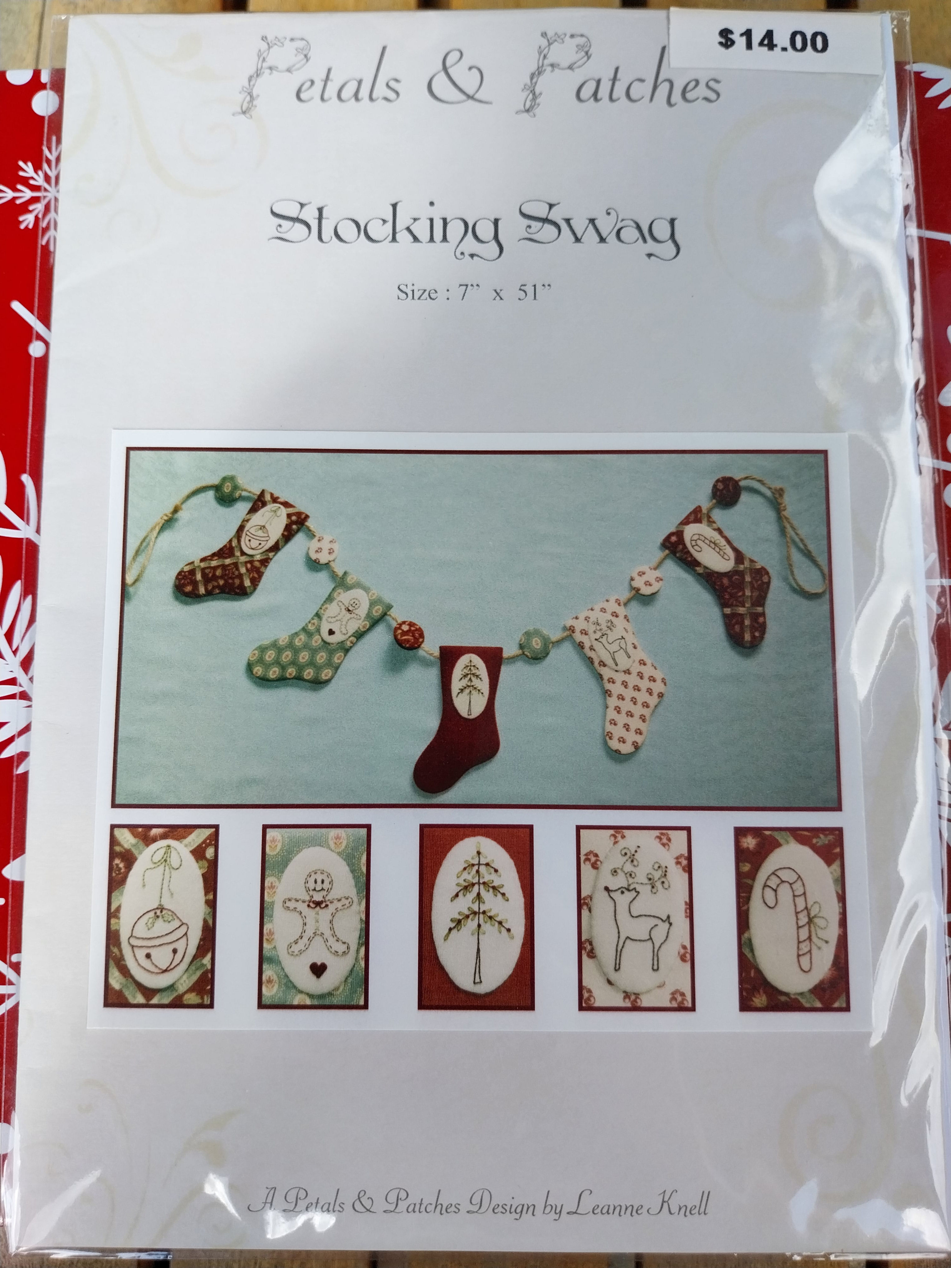 Stocking Swag - Petals & Patches