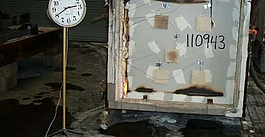 large clock timing fire application to Agriboard Panel at 160 minutes