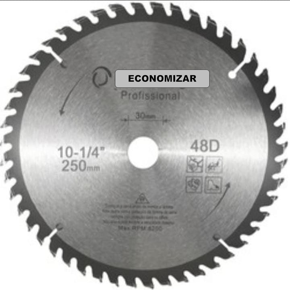 DISCO CORTE MADEIRA 10.1/4" 48D