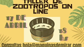 Taller de zootropos online