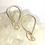 Thumbnail: White and Purple Sapphire Swirl Earrings