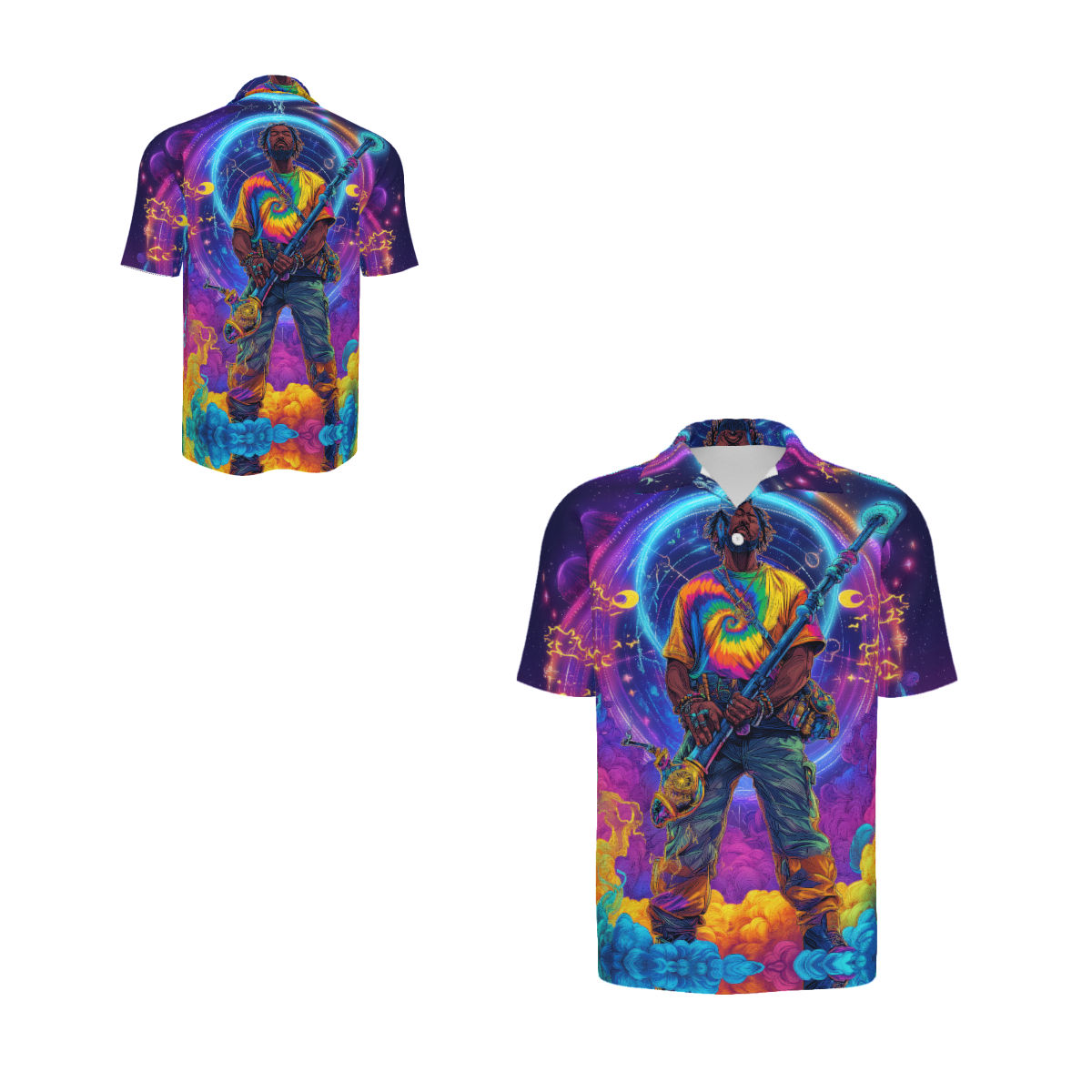 Cosmic Canna Current Polo Shirt — Variant 2
