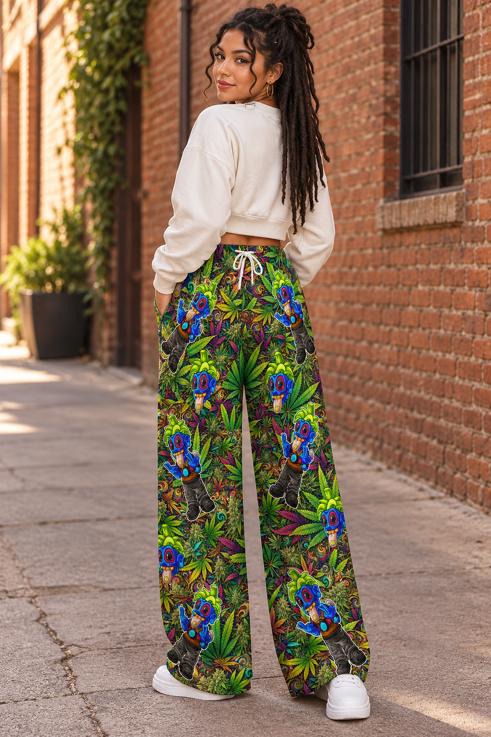 Ryder v5 Wide-Leg Pants modeled lifestyle image