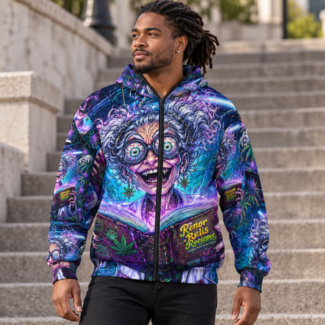 Relish Rewards Full-Zip Hoodie modeled lifestyle image