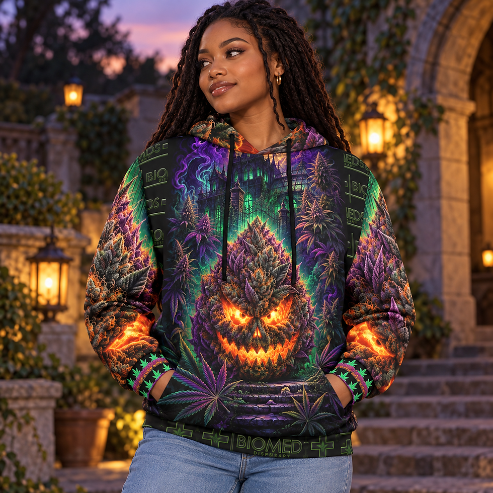 CannaWeen Loud Craft v1 Hoodie modeled lifestyle image