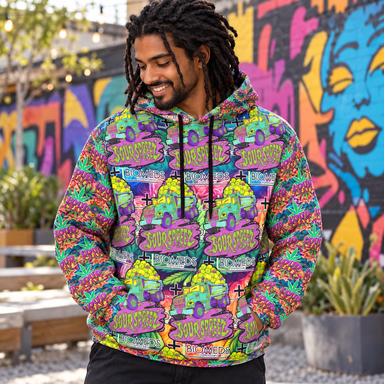 Sour spreeze 2026 Hoodie modeled lifestyle image