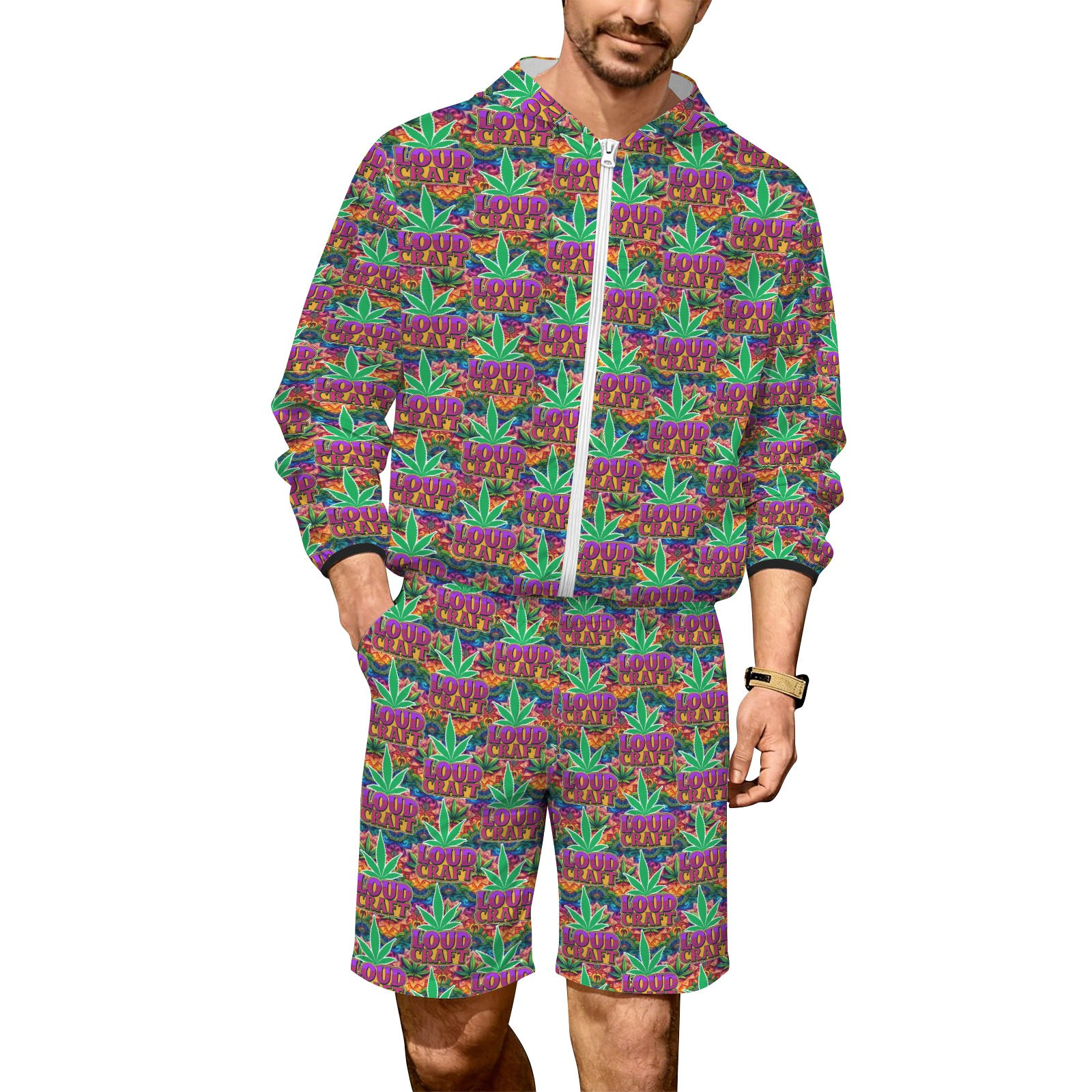 BioMeds v2 autumn Sun Hoodie & Shorts Set