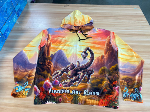 Hardman_art_glass Scorpion Sub-SarDabba Desert (Natural selection