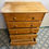 Thumbnail: Victorian Pine Chest of 5 drawers, oak, in good condition. 