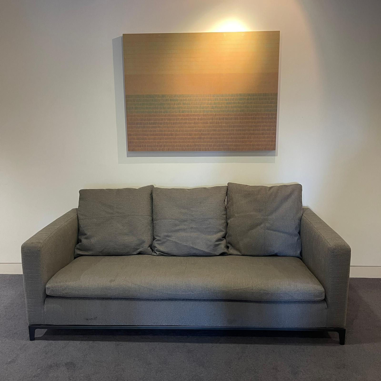 CAMERICH sofa 3 seater, grey, in good condition.