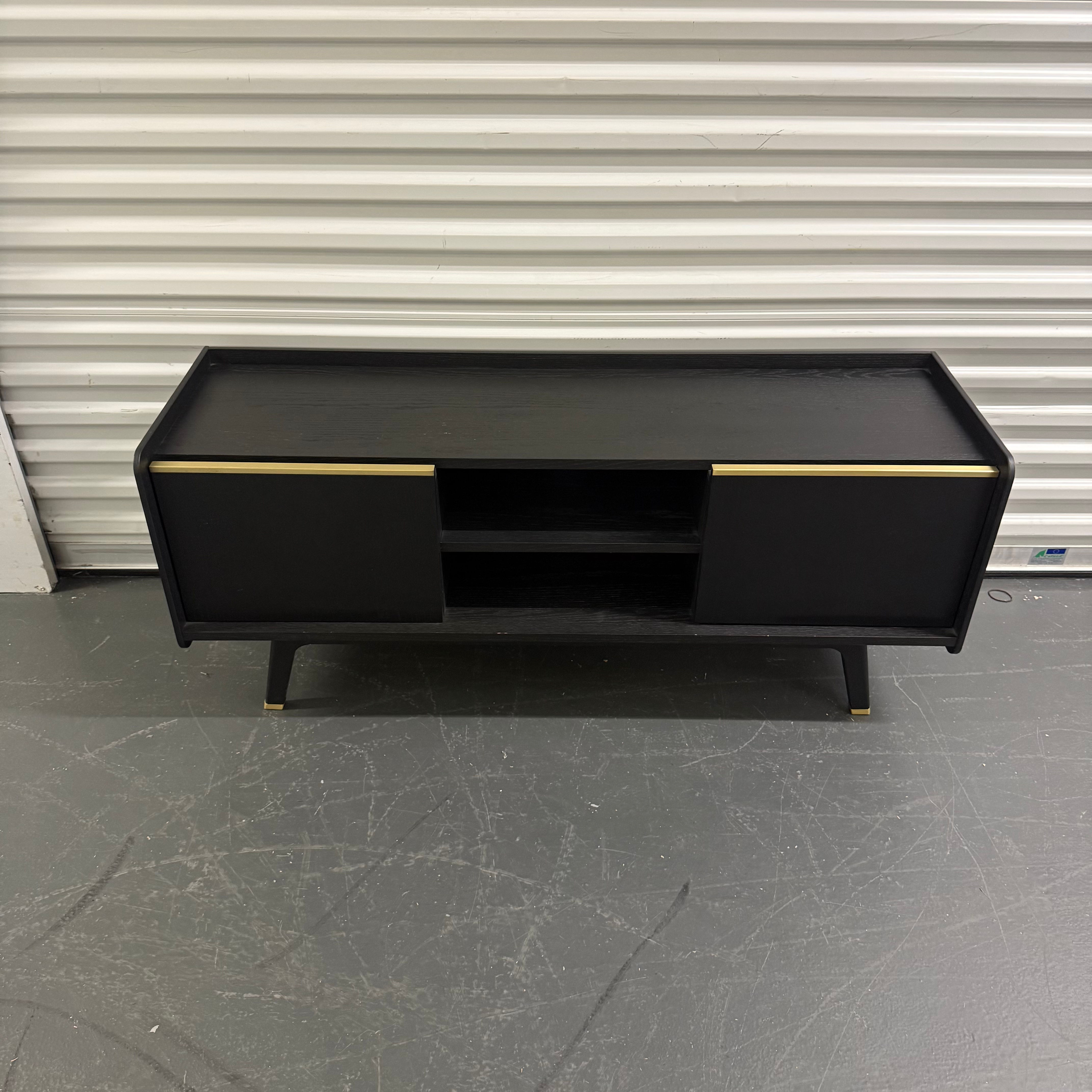ALBERS Wide TV Stand with two doors, in good condition.