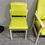 Thumbnail: Reception set of 3 green chairs, in good condition. 