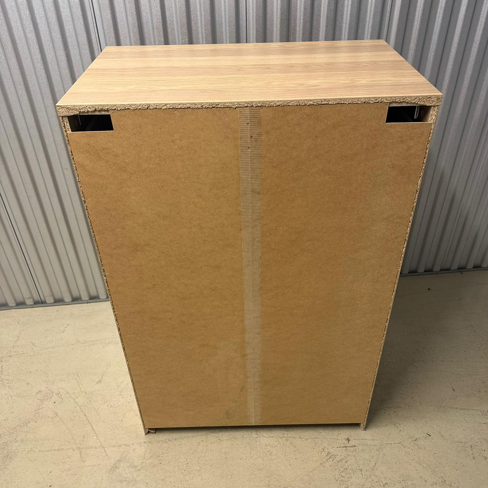 Thumbnail: IKEA MALM chest of 6 drawers, oak, in good condition.