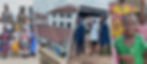 Collage of school children, school buidling, special needs children and staff