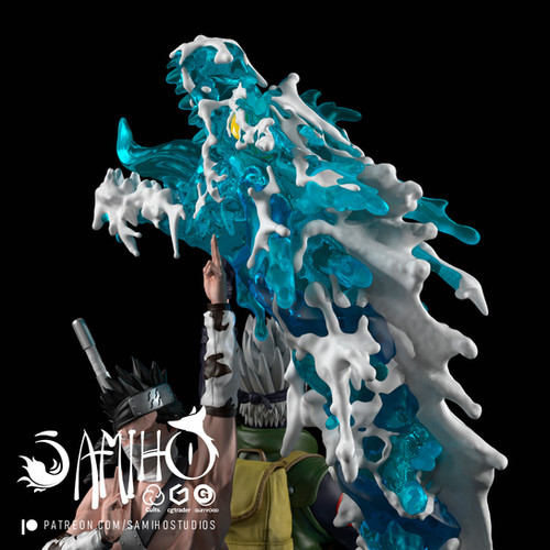 Kakashi VS Zabuza Diorama STL | Samiho Studios